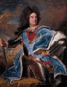 Hyacinthe Rigaud Portrait of Claude de Villars oil